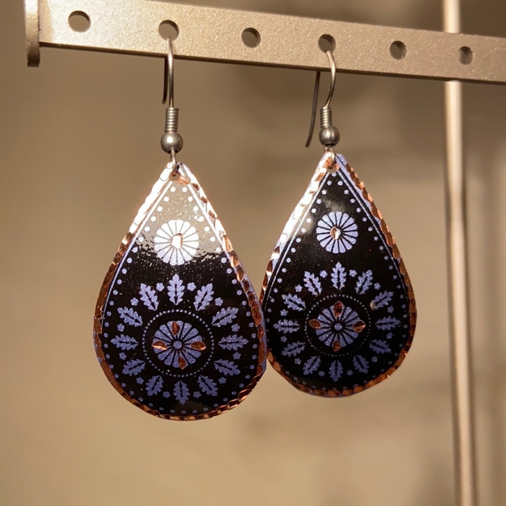 Handmade Turkish Copper Earrings